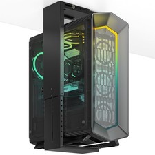 Under-Desk PC Mount - Adjustable PC Tower Holder 8 1/4"-12 15/16" inch Wide, ...