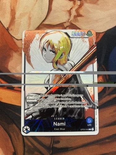 Nami Alt art OP03-040 (Leader) Parallel Pillars of Strength ONE PIECE Card ENG