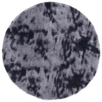 Teppich Shaggy Hochflor Navarra Dunkelgrau 240X240 Cm Polyester