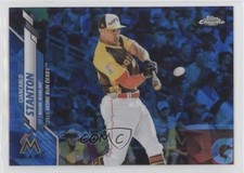 2020 Topps Chrome Update Sapphire Edition Home Run Derby Giancarlo Stanton 06jv