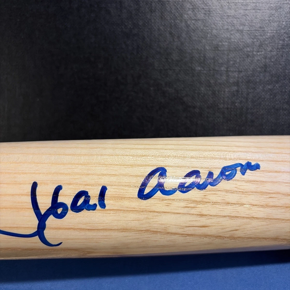 James Spence Authentication (JSA) Hank Aaron MLB Original