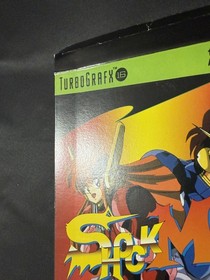 Shockman (TurboGrafx-16, 1992) Authentic BOX ONLY- RARE - Nice Condition!