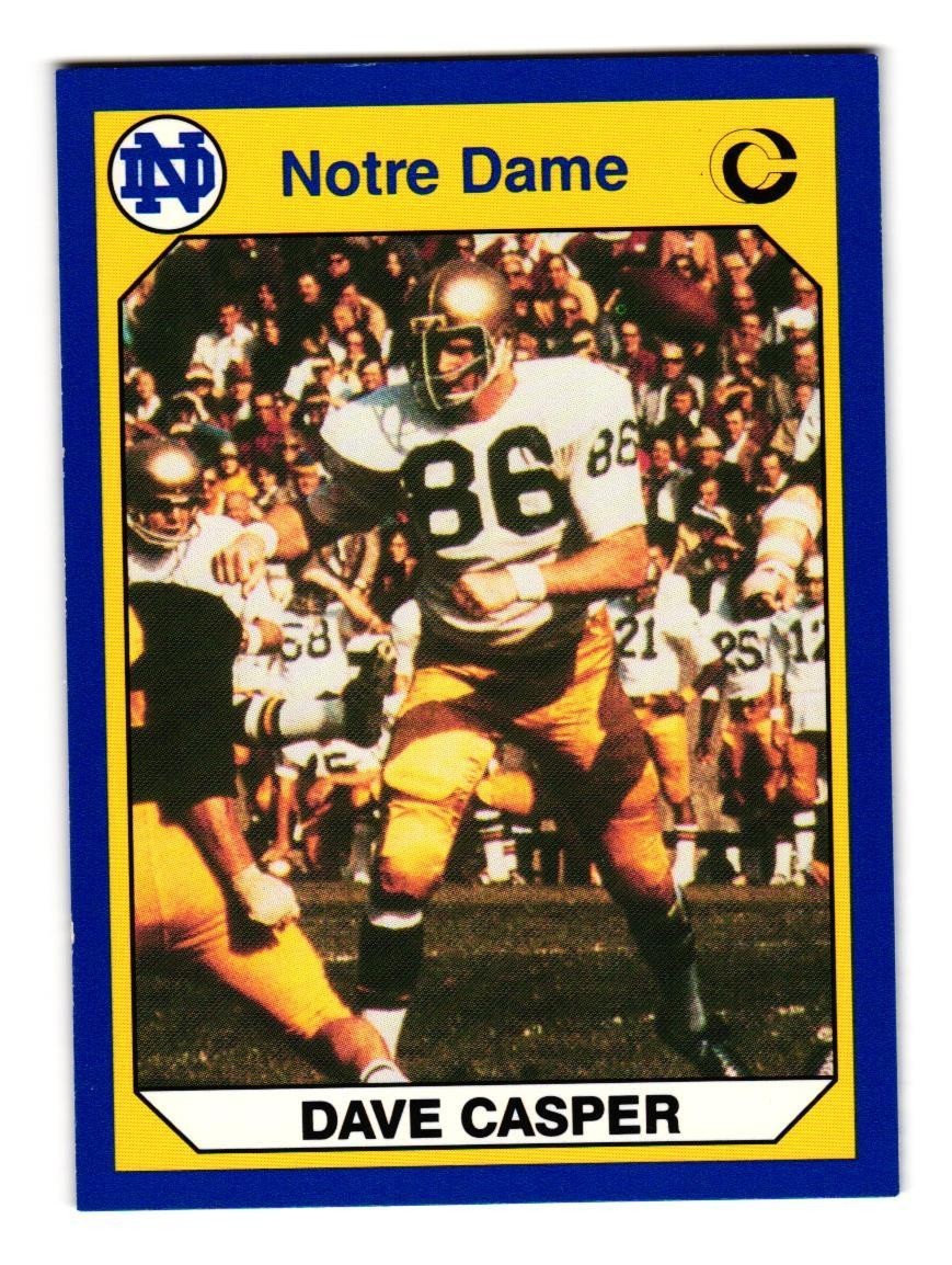 1990 Collegiate Collection University of Notre Dame #6 Dave Casper 