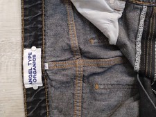 angel type organics jeans bleached geometric