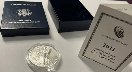 2011-W American Silver Eagle — photo from the most recent tracked eBay sale