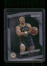 2024-25 Prizm Black Debut Enrique Freeman #245 Pacers RC
