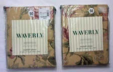 New WAVERLY Floral Fairfield Valance Pair Set Two ~ 78” X 14” ~ $110