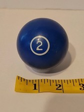 Vintage No. 2 Solid Blue Pool Ball Billiard 2" Replacement C 