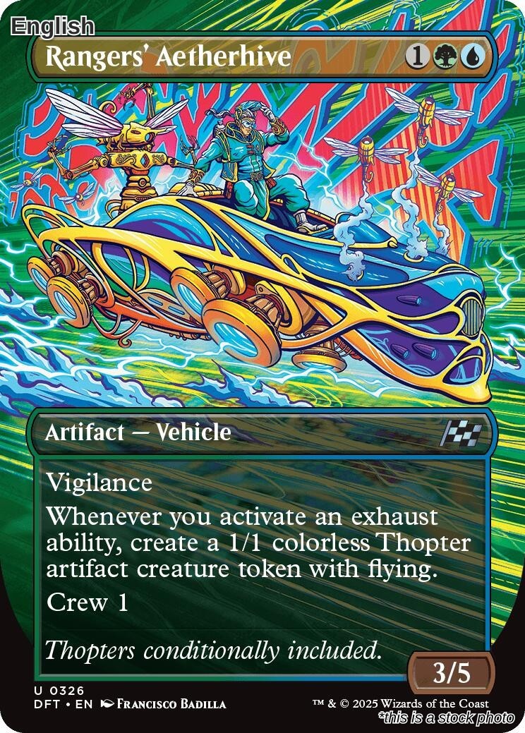 Magic Rangers Aetherhive Borderless U 326 Uncommon Aetherdrift NM