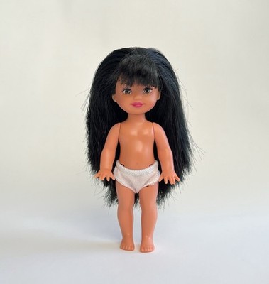 Jenny Doll Li'l Friends of Kelly Barbie Little Sister Asian 1990s Mattel Vintage