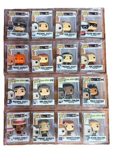 Funko Bitty Pop THE OFFICE - Complete SET of 16 with all CHASE figures