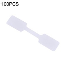 100x Jewelry Price Tags White Blank For Necklace Earring Price Labels vv