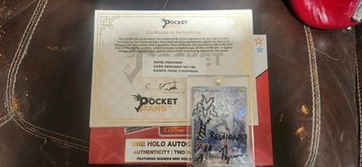 Pokémon N's Reshiram 167/159 Autographed Eng VA Marc Thompson