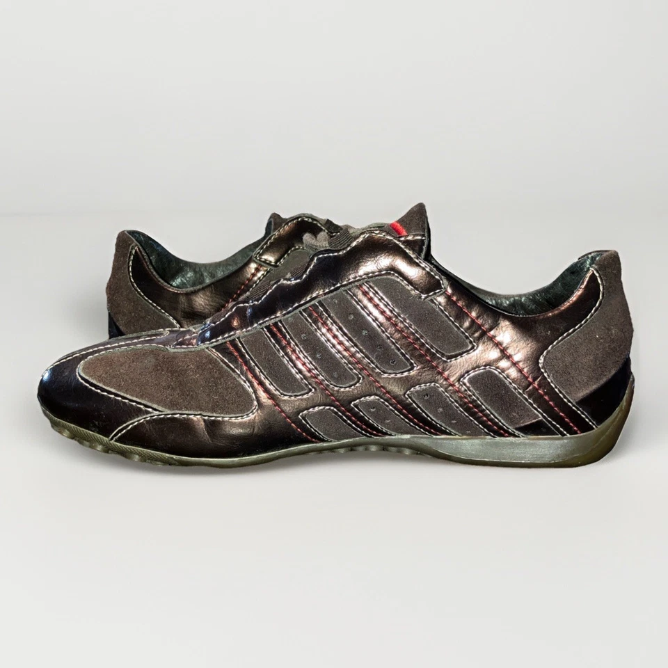 Geox Trainers Women’s 9 Brown/Bronze & Leather/Suede Vintage - Image 2 of 4