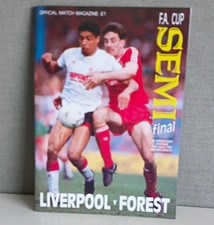 FA Cup Semi Final Liverpool v Notts Forest 15 April 89. Hillsborough Tragedy.