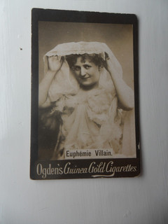 Ogden's Guinea Gold Base M actress card MV84 Euphemie Villain