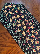 Handcrafted-Quilted Table Runner-Run, Run as Fast ...Can-The Gingerbread Man2025