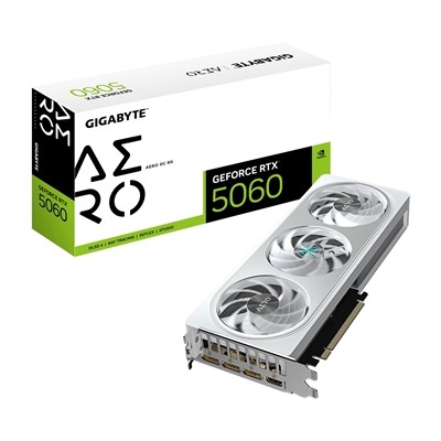 Gigabyte Nvidia Geforce Rtx 5060 Aero Oc 8Gb Gddr7 Graphics Card 3840 Cuda Cores