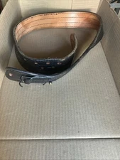 pre-owned 4011U DUTYMAN 32 Police Officer Full Grain Leather belt
