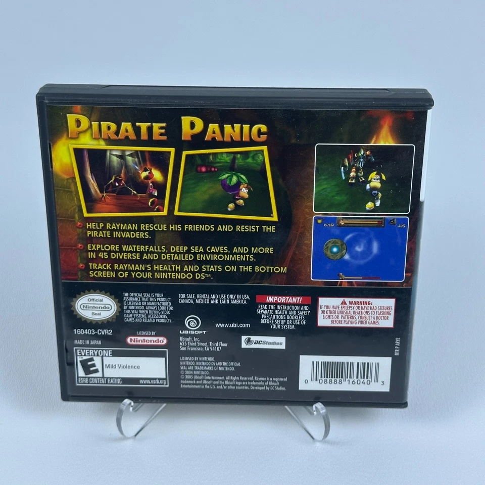 Rayman DS Box + Manual + Insert (No Game Cartridge) 2005 - Image 2 of 4