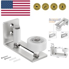 Sliding Barn Door Floor Guide for Bottom Adjustable Roller - 8 Setup Options ...