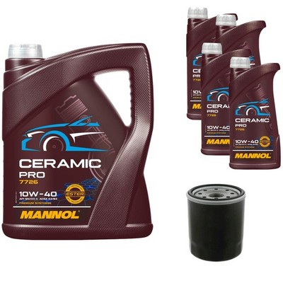 FEBI Ölfilter 9L MANNOL Ceramic Pro 10W-40 für Toyota Supra JZA70_ GA70_ MA70