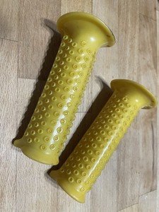 Old School Classic BMX Bike Grips Taiwan Yellow