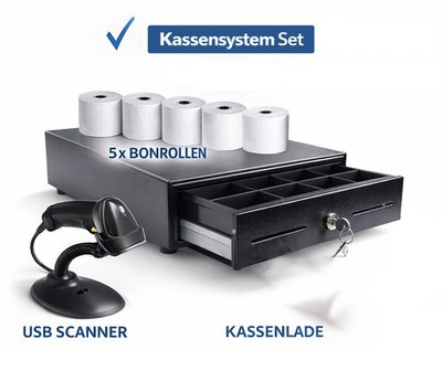GELDLADE + USB SCANNER = COMPUTERKASSEN SET / GELD SPAREN