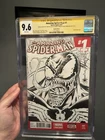 Amazing Spider-Man #1 (2014) CGC 9.6 Sketch Blank  By Sam De La Rosa and Rusel R