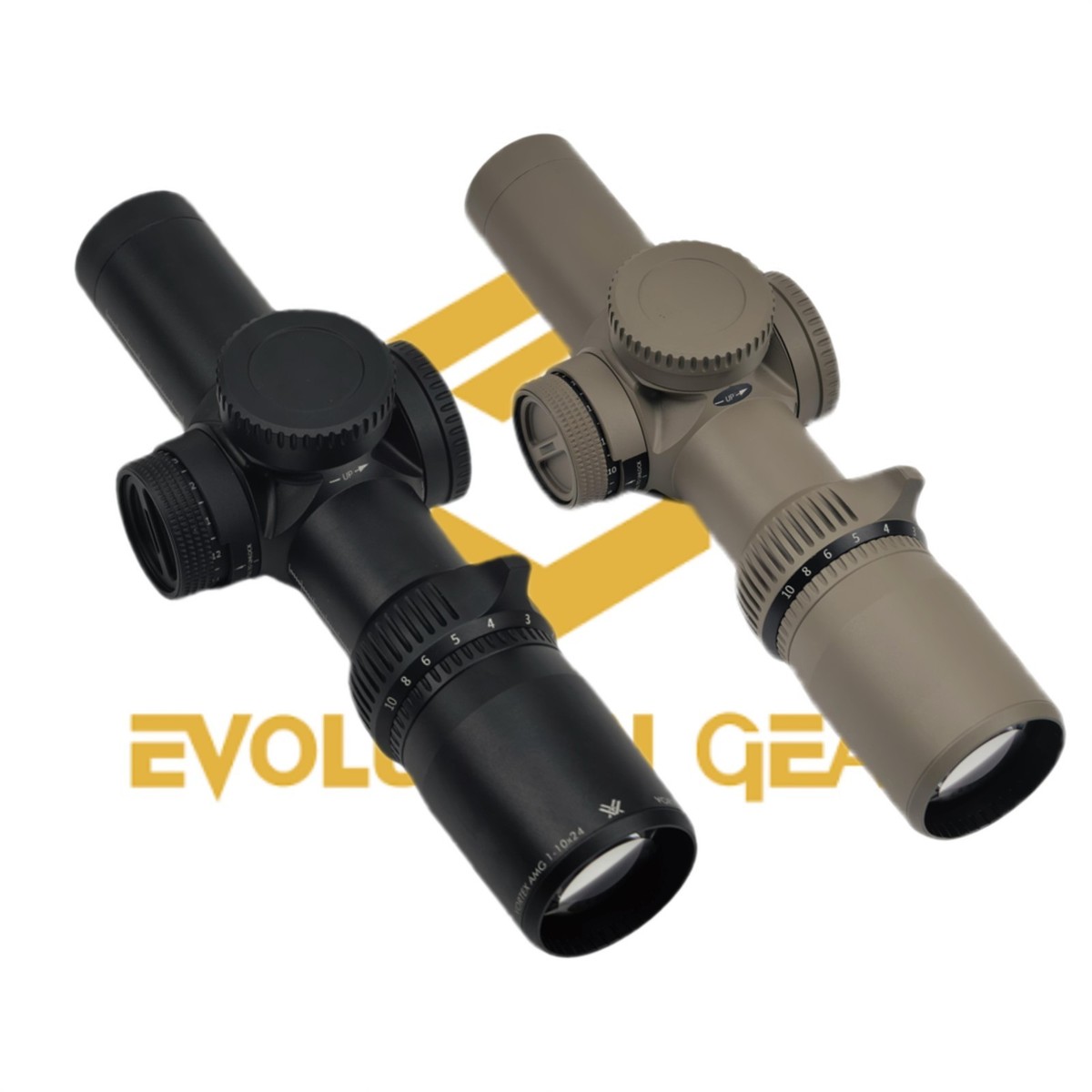 EvolutionGear AMG 1-10X24mm FFP LPVO 34MM Rifle British Mil-Spec