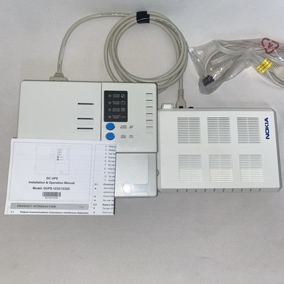Nokia G-240G-A Fiber Optic Modem Optical Network Terminal And DC UPS