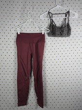 Victorias Secret PINK small cutout leggings  Sports Bra LOT