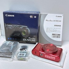 Canon PowerShot SX720 HS Red Compact Digital Camera Tested Working Japan