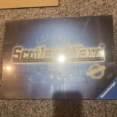 New 2003 Scotland Yard Board Game Ravensburger Family Detective Game Box Dented