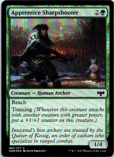 Apprentice Sharpshooter 185/277 Foil Innistrad: Crimson Vow