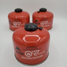 Vintage MSR IsoPro 8oz Fuel Canister Lot of 3 New Unused Untested Camping Stove