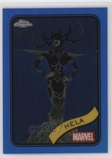 2025 Topps Chrome Marvel Comics Blue Refractor 244/299 Hela #79 g2u