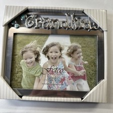 Fetco "Grandkids" Silver Metal Picture Frame 6" x 4" 2010 New In Box