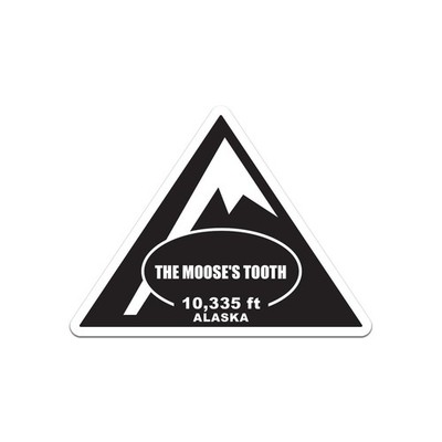 The Moose's Tooth Mountaineer Elevation Sticker Decal