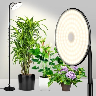 Full LED Grow Light for Tall Indoor Plants 60W Dimmable with 10