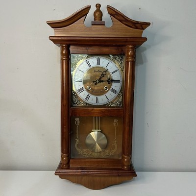 Vintage English Bentima Westminster Chime Swinging Clock 28091D