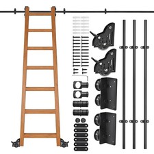 Rolling Library Sliding Ladder Hardware Kit W...
