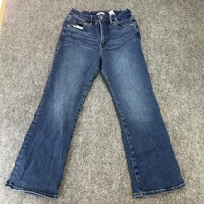 Good American GLCMB731T Good Legs Flare Crop Jeans Blue Size 4/27