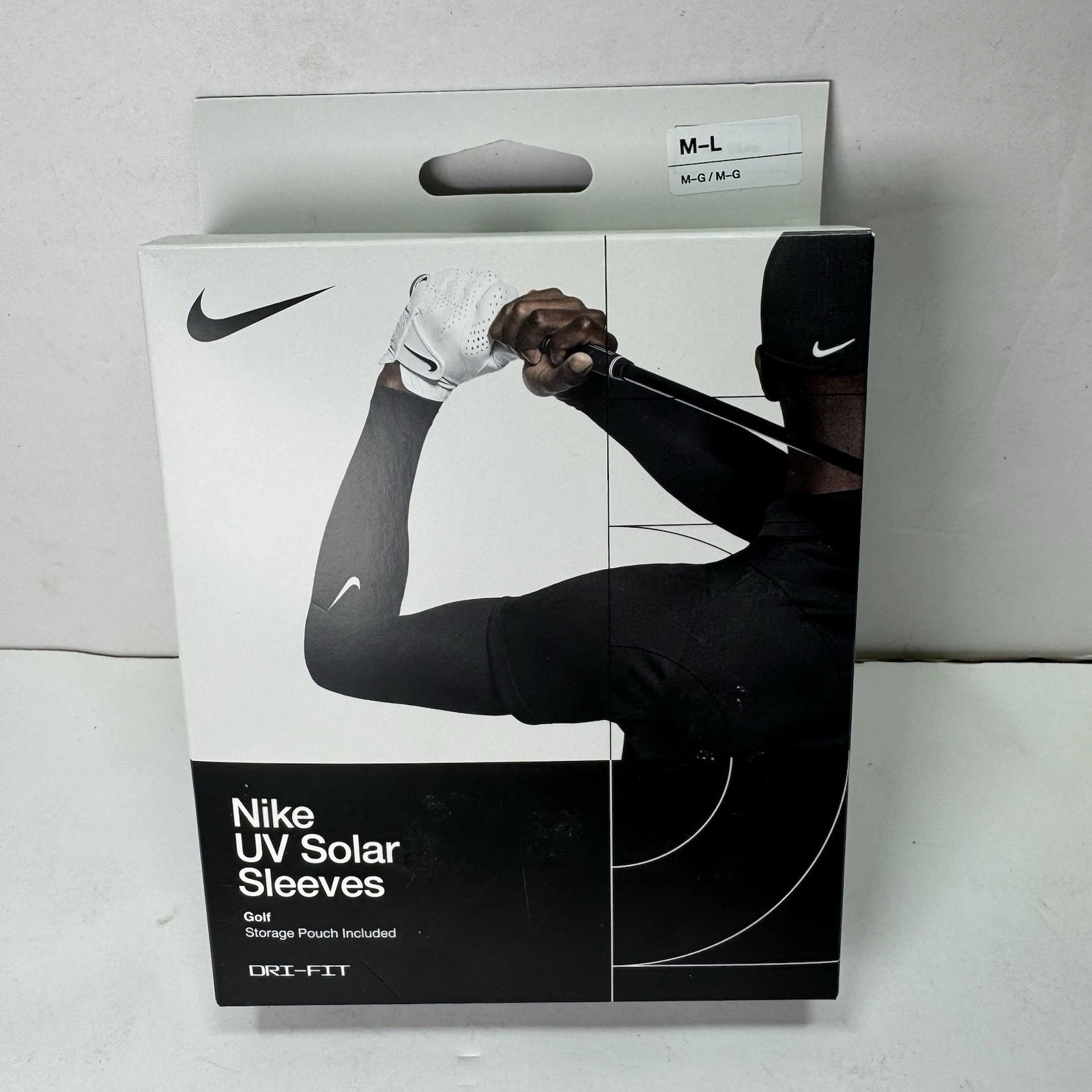 Mens Nike Dri-Fit UV Solar Golf Sleeves Black Adult Size M/L New
Opens in a new window or tab