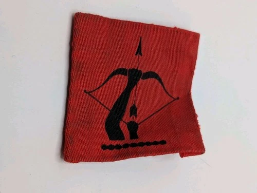 WW2 Anti-Aircraft Command Printed Cloth Formation Sign British Military