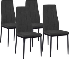 Wehome - Sedie Di Tessuto Milano, Set Da 4 Sedie Design per Sala Da Pranzo, Sedi