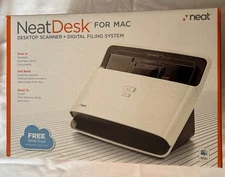 Neat Desk for Mac Desktop Scanner Digital Filing System NEW Open Box
