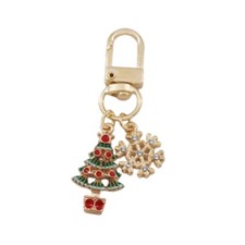 Christmas Keychain Handbag Decoration Xmas Key Chain for Adults Kids Holiday