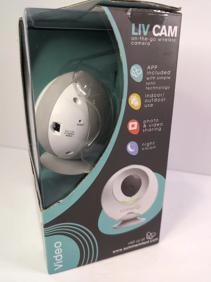 Monitor de bebé cámara inalámbrica sobre la marcha con cámara LIV para bebés de verano Foto 4 de 4