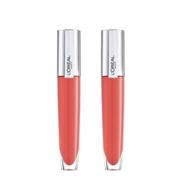 2 x L'Oréal Glow Paradise Plumping Lipgloss - 410 I Inflate 2 x 7ml- Neu